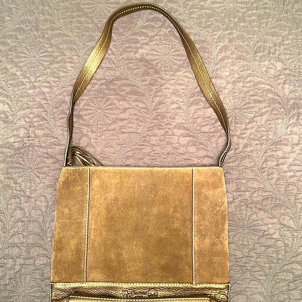 Brown Leather and Suede The Sak Handbag